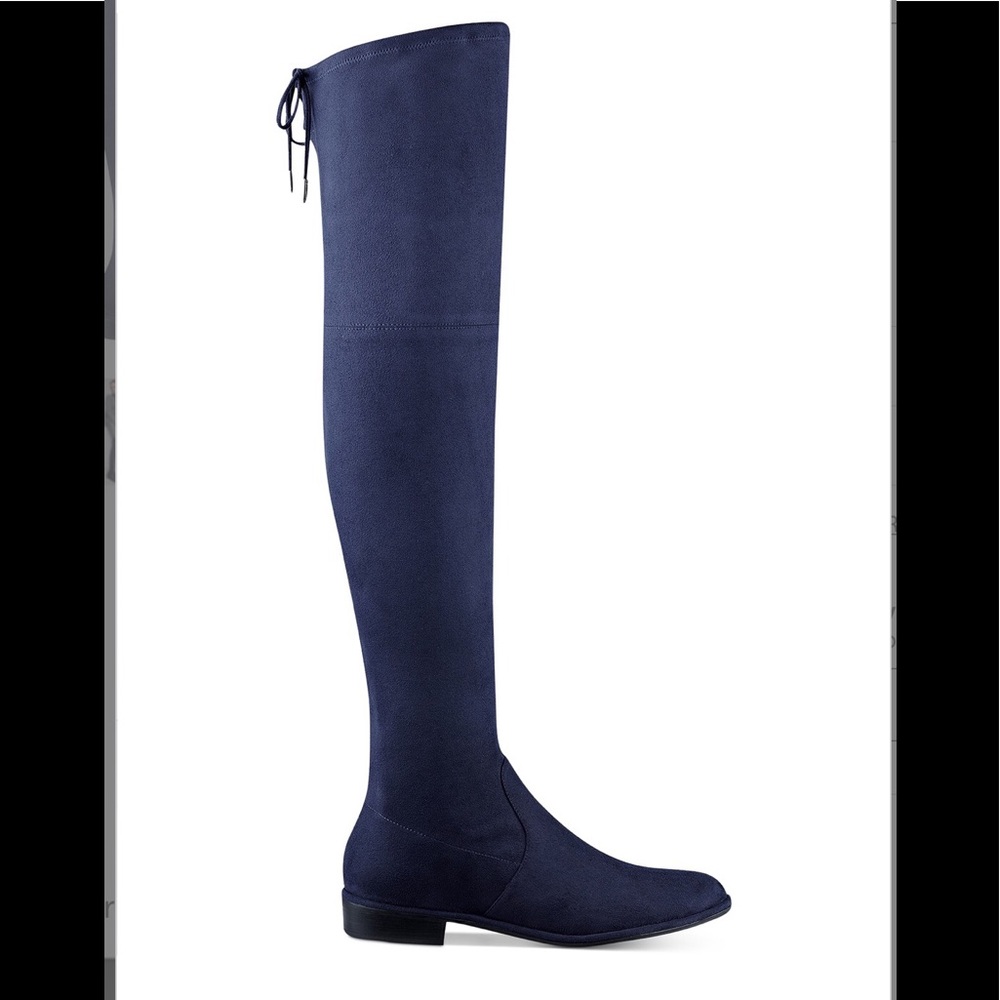 CLEAR OUT SALE! Over the knee Boots by Marc Fisher in Baltic Blue